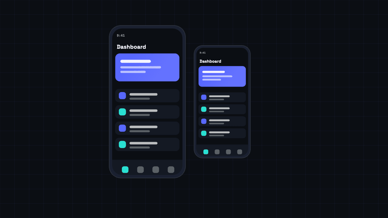 Mobile App Development — product mockup